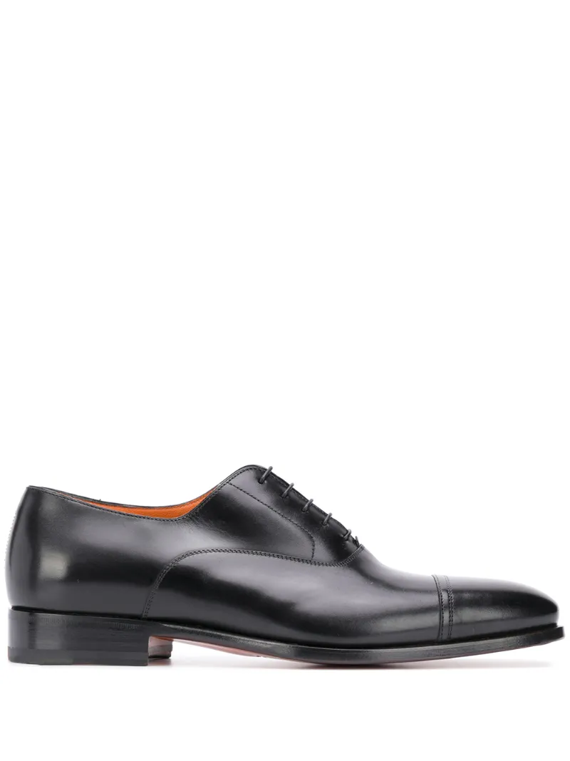 santoni darian cap toe oxford