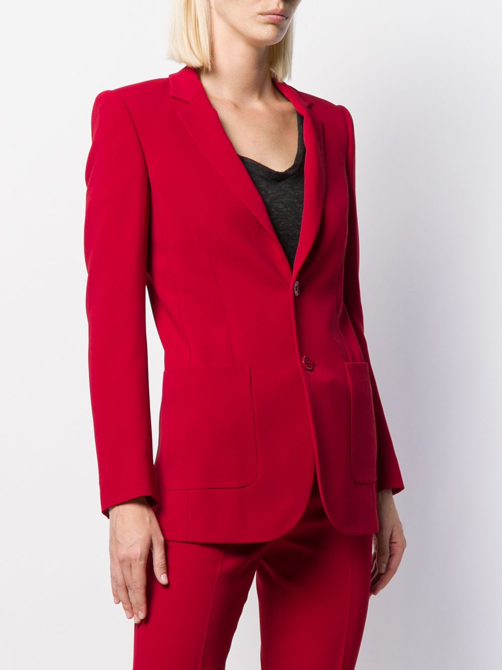 VALENTINO GARAVANI Jackets Women  Single-breasted red blazer Red