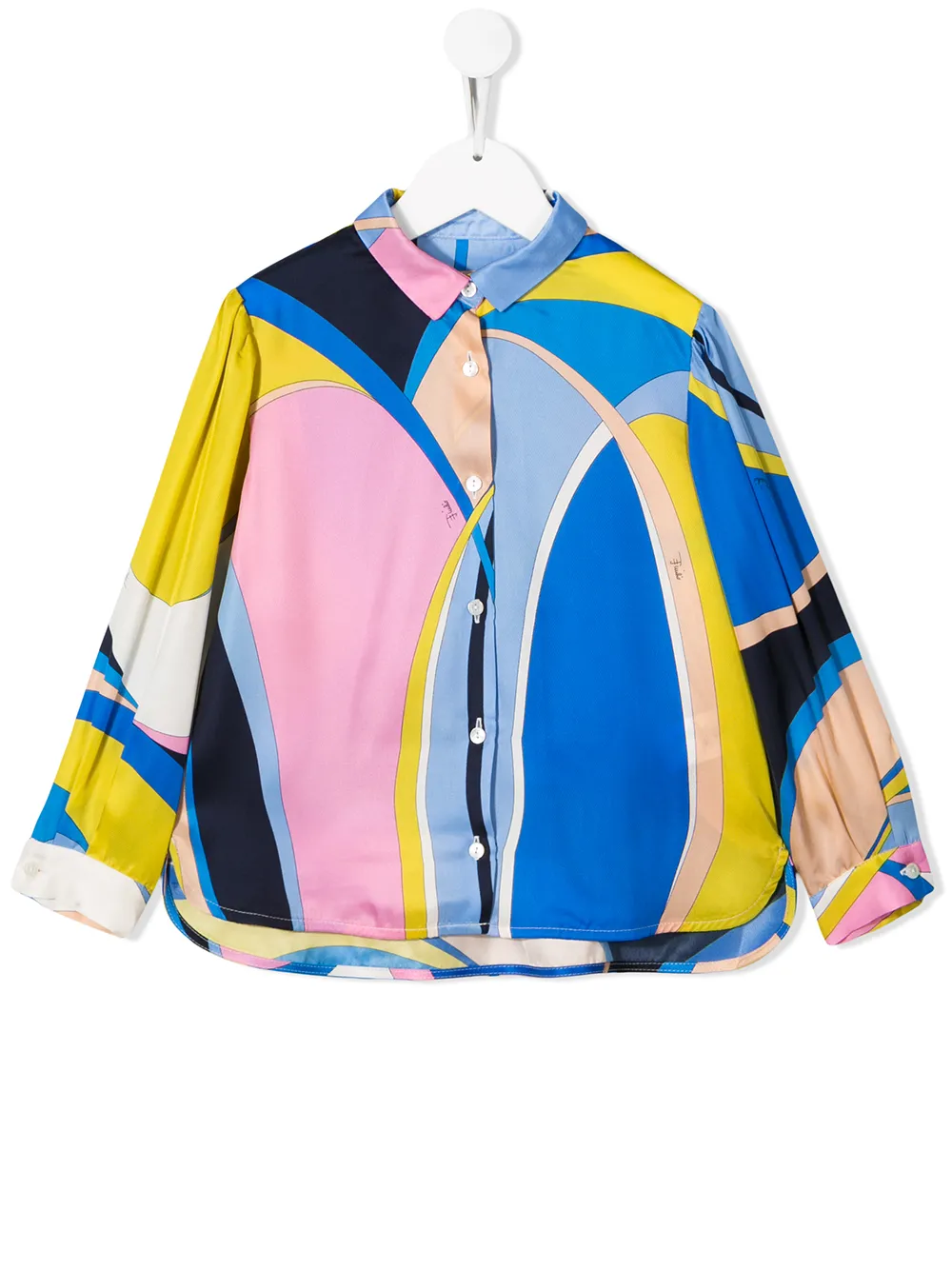 Emilio Pucci Junior блузка с геометричным принтом