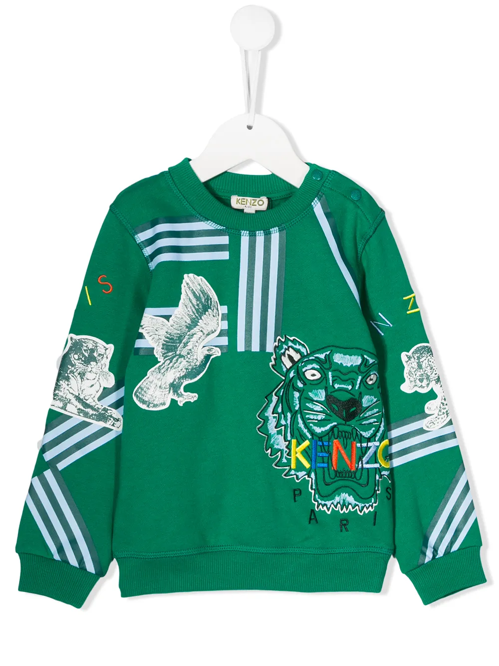 фото Kenzo kids толстовка с принтом