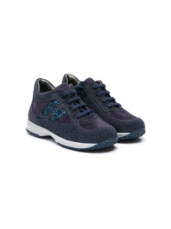 blue glitter sneakers