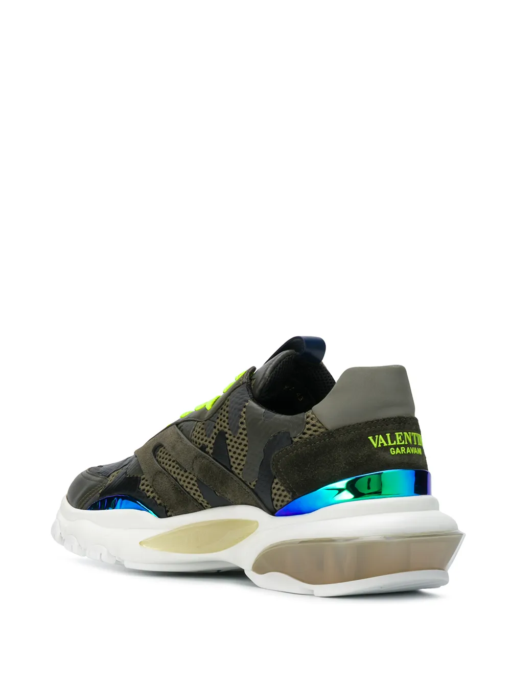 Valentino Garavani Bounce camouflage sneakers Green