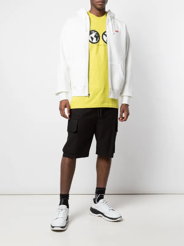 Off white hot sale hoodie supreme