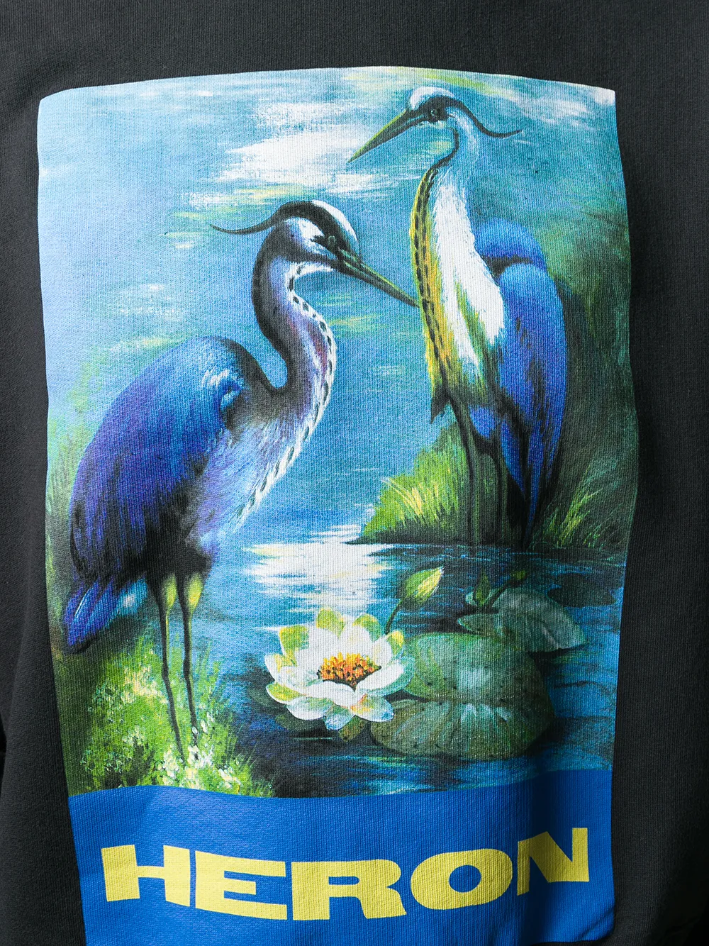 Heron Preston Sweater met grafische print Zwart
