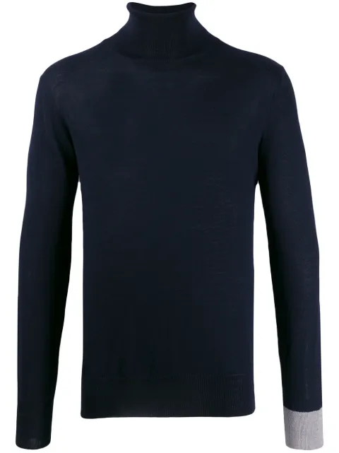 LC23 turtle-neck fitted sweater