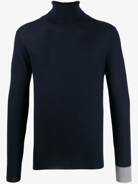 LC23 turtle-neck fitted sweater