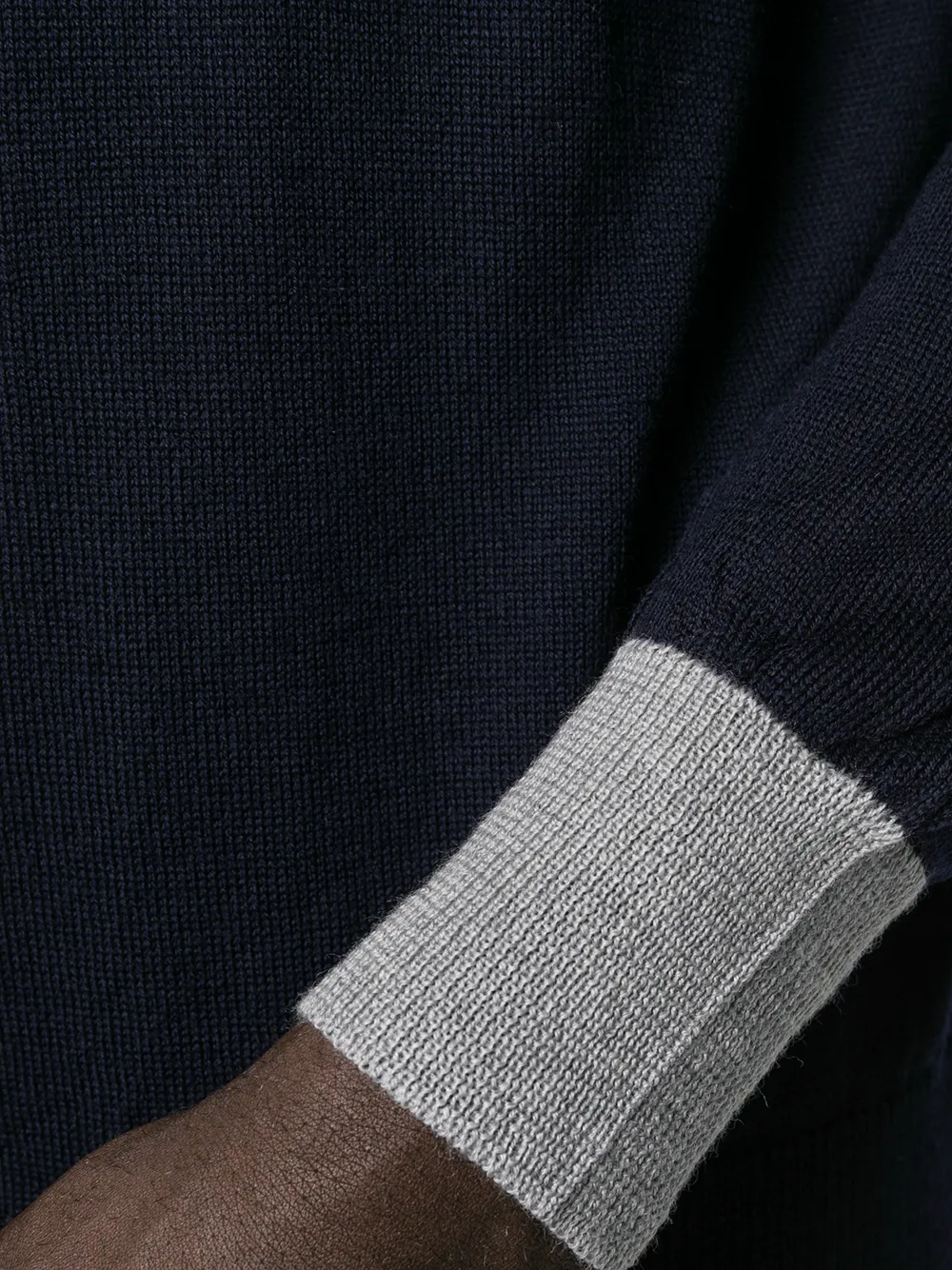 LC23 Getailleerde coltrui Blauw