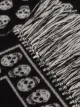 Alexander McQueen skull motif scarf