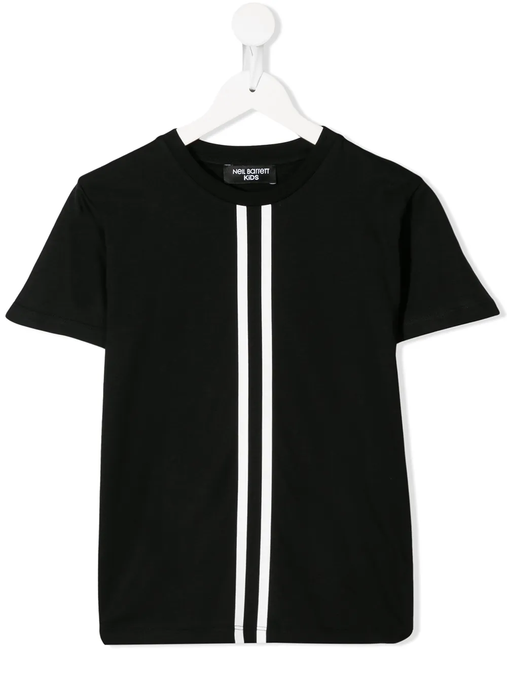 фото Neil Barrett Kids stripe panel T-shirt