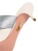 Aquazzura Rendezvous 45mm metallic strap pumps