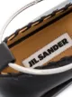 Jil Sander stitched leather ballerina shoes