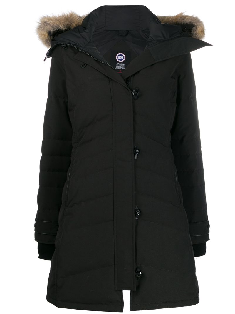 Canada Goose Parka Coat In Black