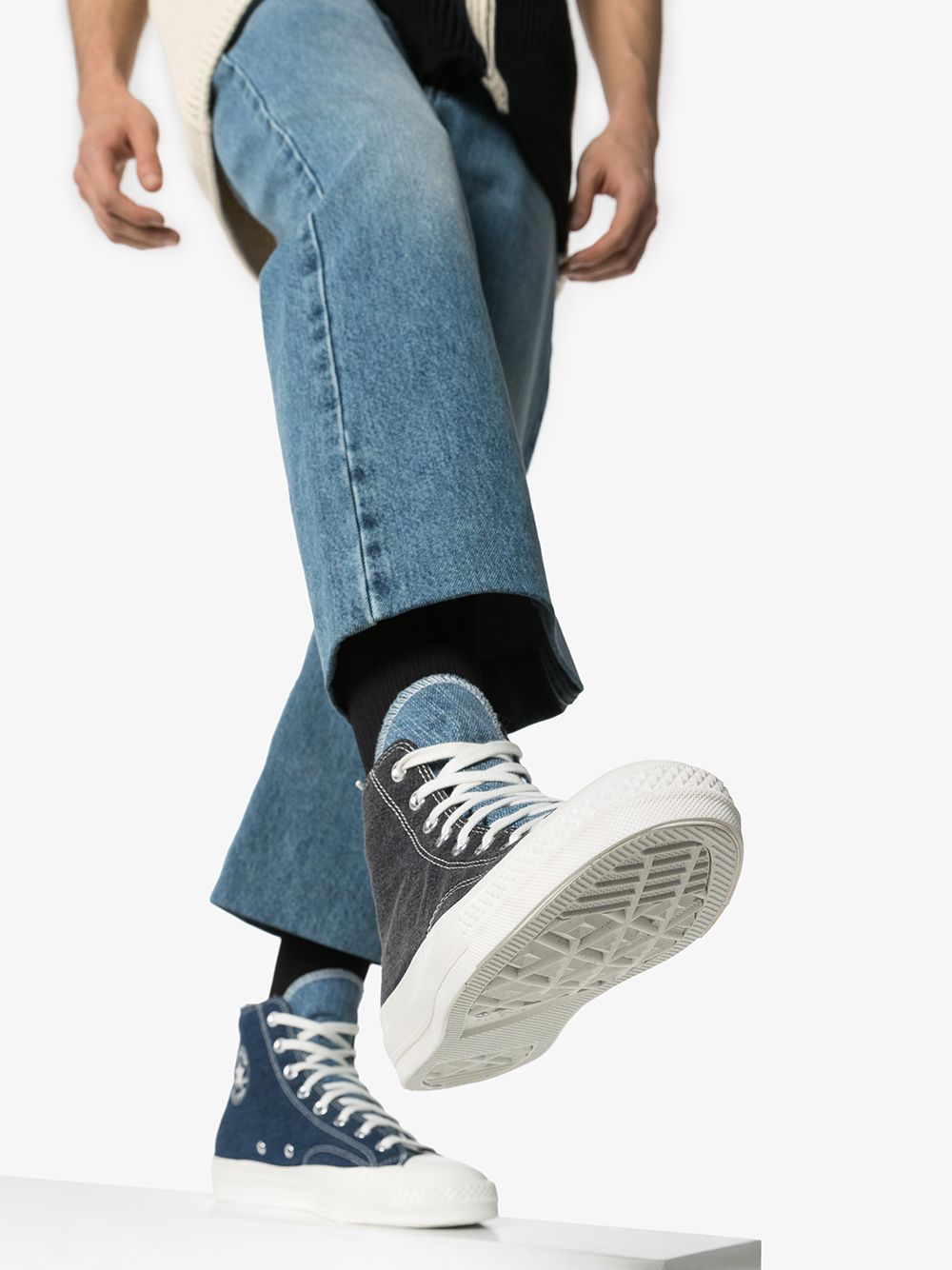 converse high tops denim Online 