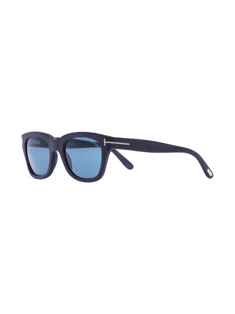 Tom Ford Square Tinted Sunglasses In Black