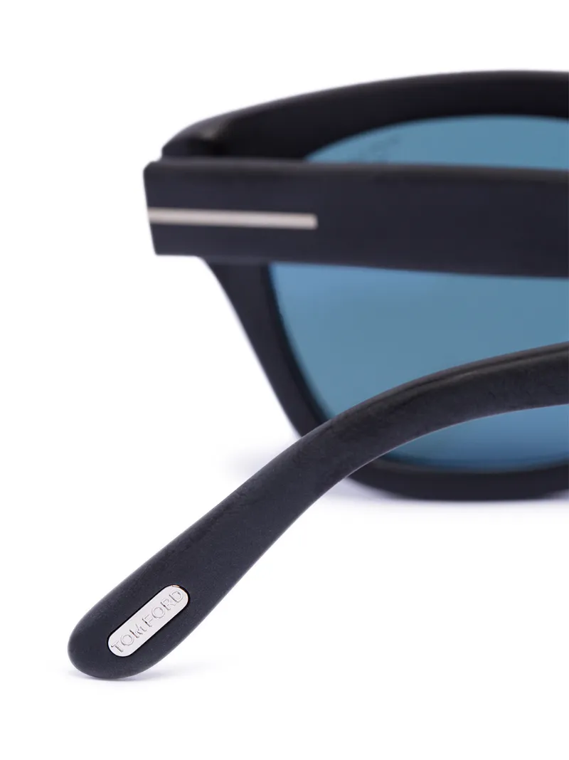 Tom Ford Square Tinted Sunglasses In Black