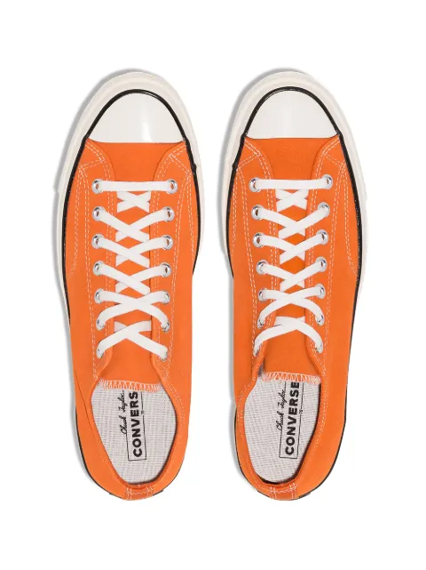orange chucks low top