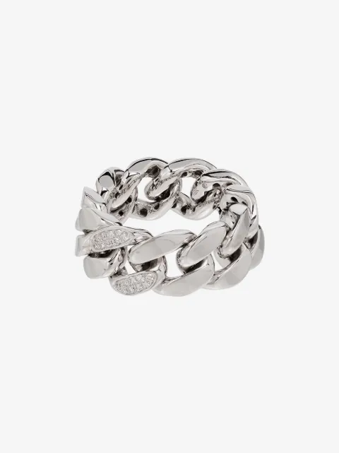 SHAY anillo en oro blanco de 18kt con diamante