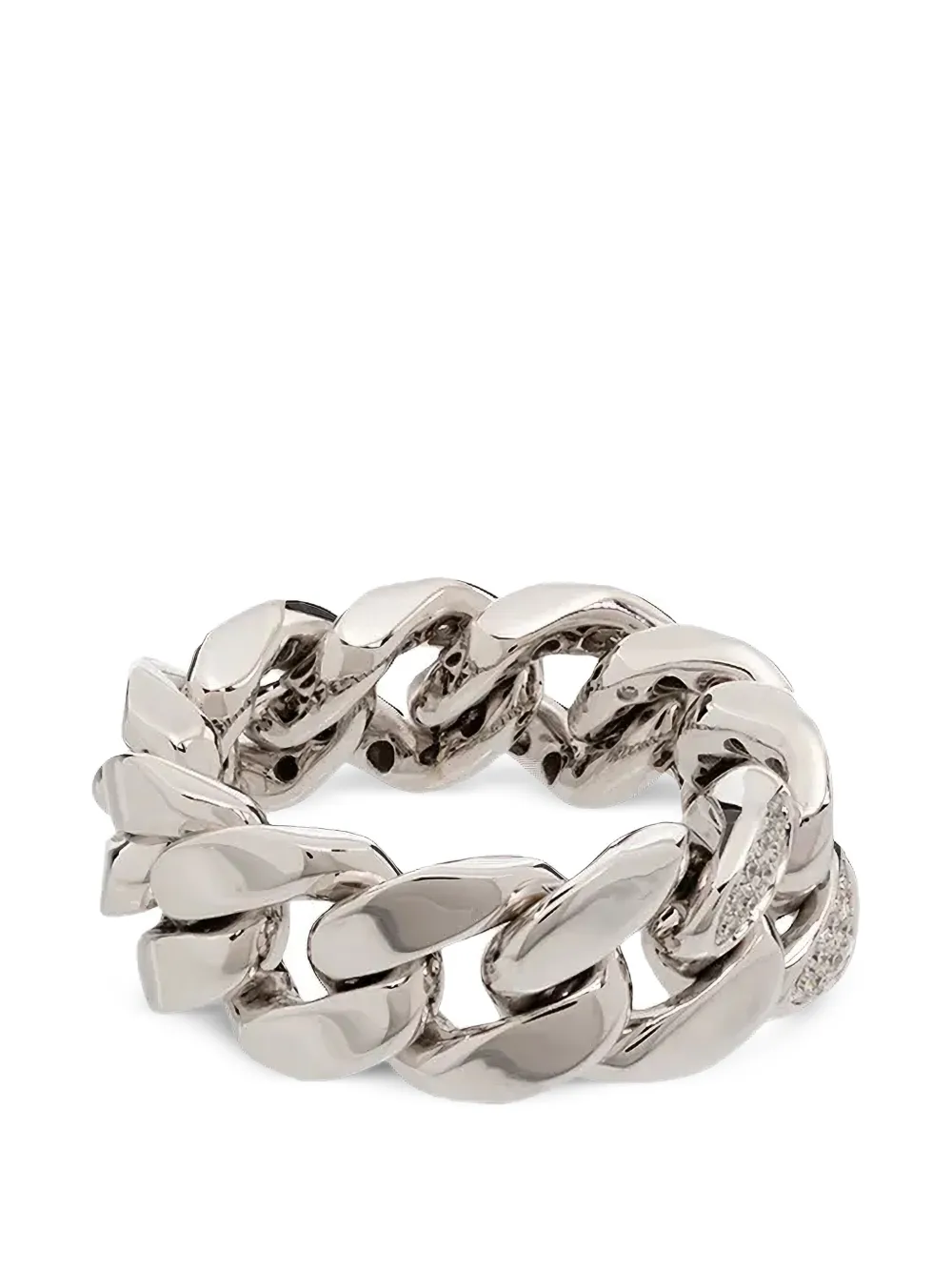  Shay 18kt Weißgoldring Mit Diamanten   Silber 