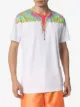 MARCELO BURLON COUNTY OF MILAN تيشيرت بطبعة أجنحة بألوان نيون