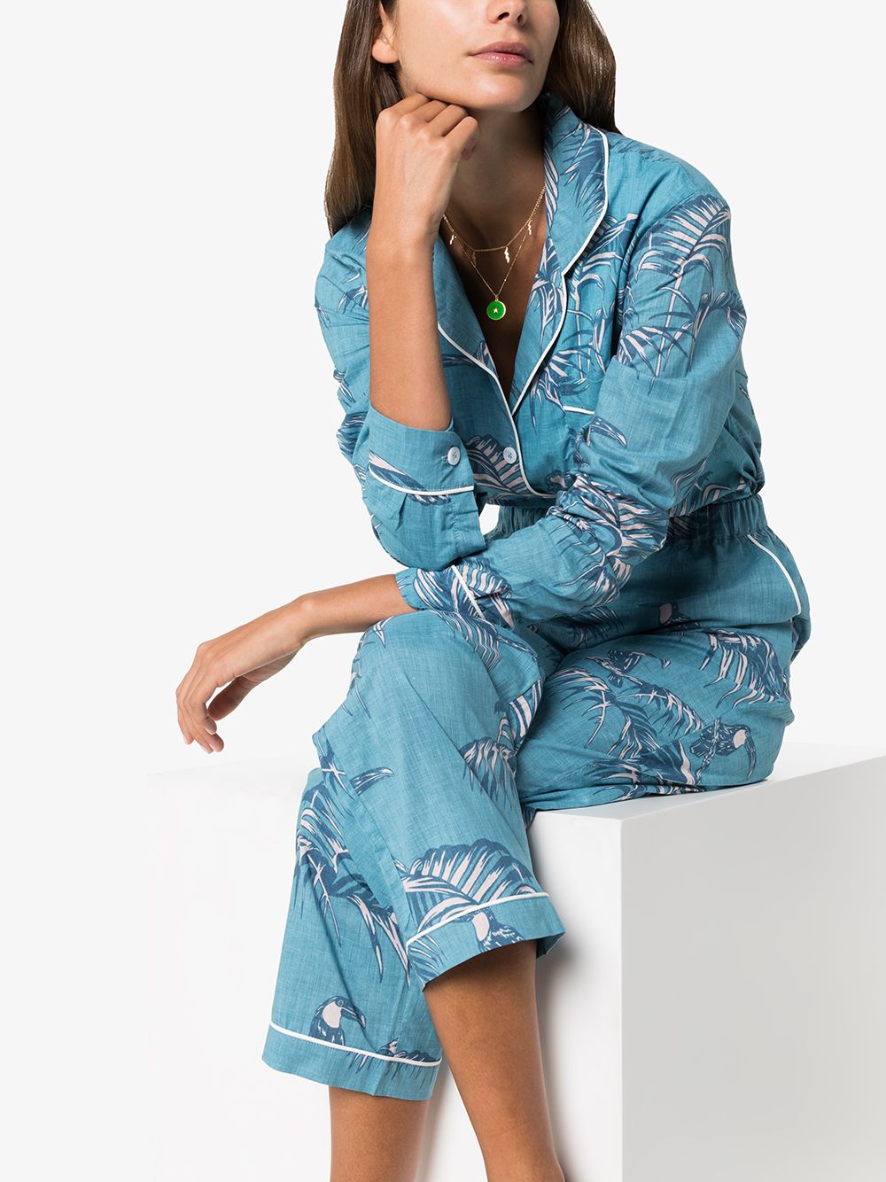 фото Desmond & Dempsey Bocas cotton pyjama set