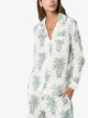 Desmond & Dempsey Howie pineapple-print cotton pyjama set