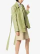 Materiel blazer en cuir artificiel