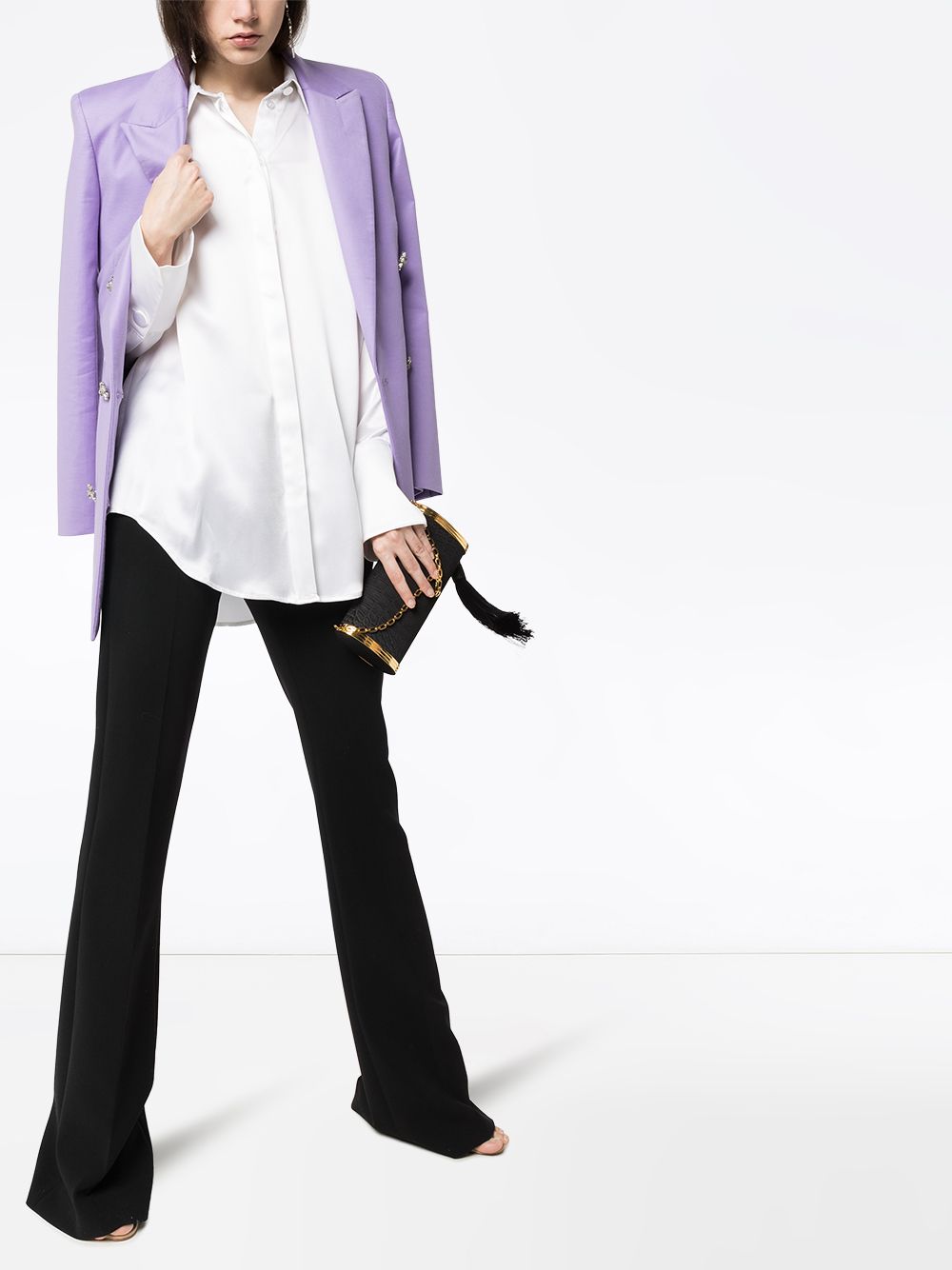 фото Michael lo sordo silk-satin shirt