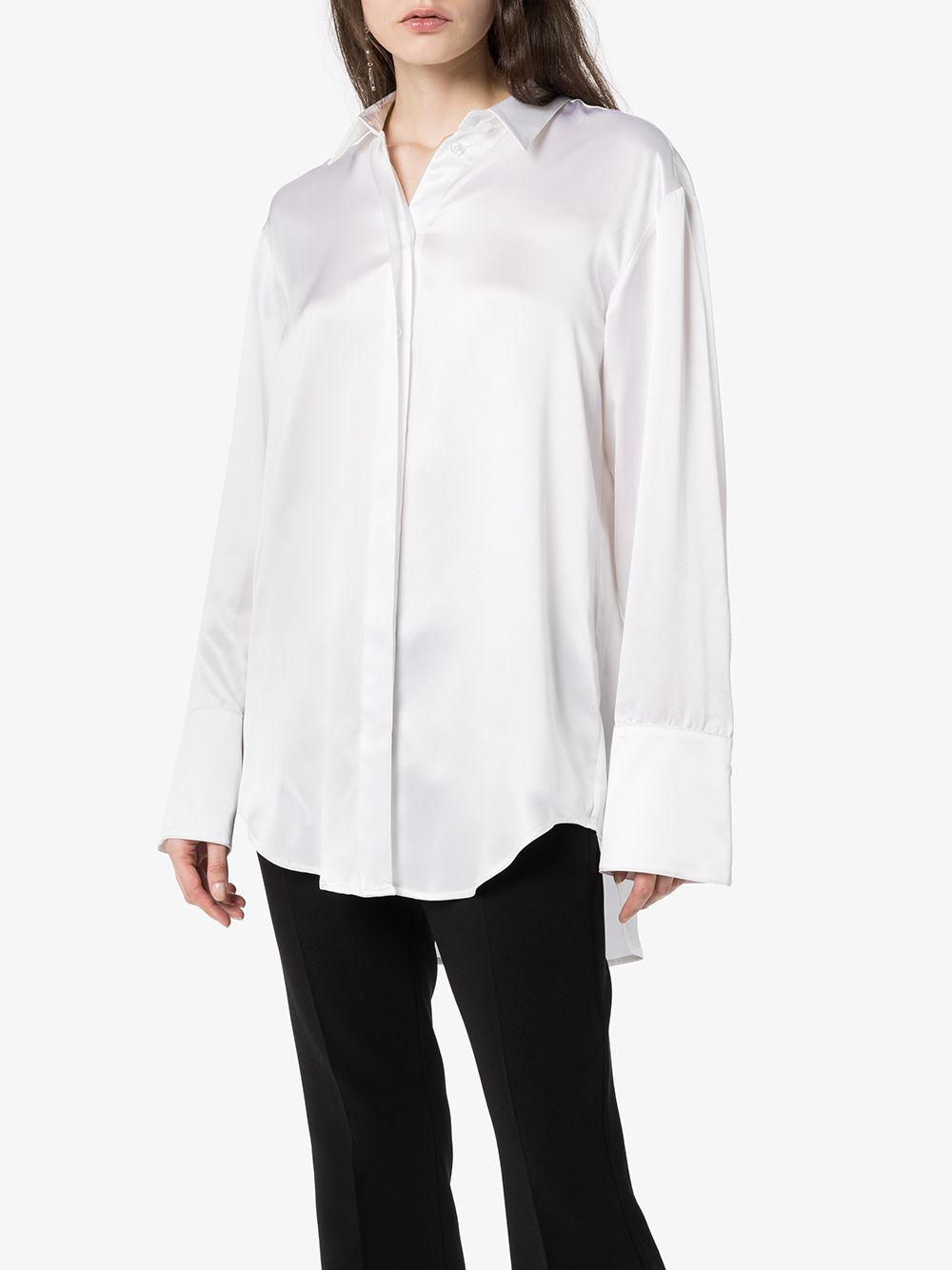 фото Michael lo sordo silk-satin shirt