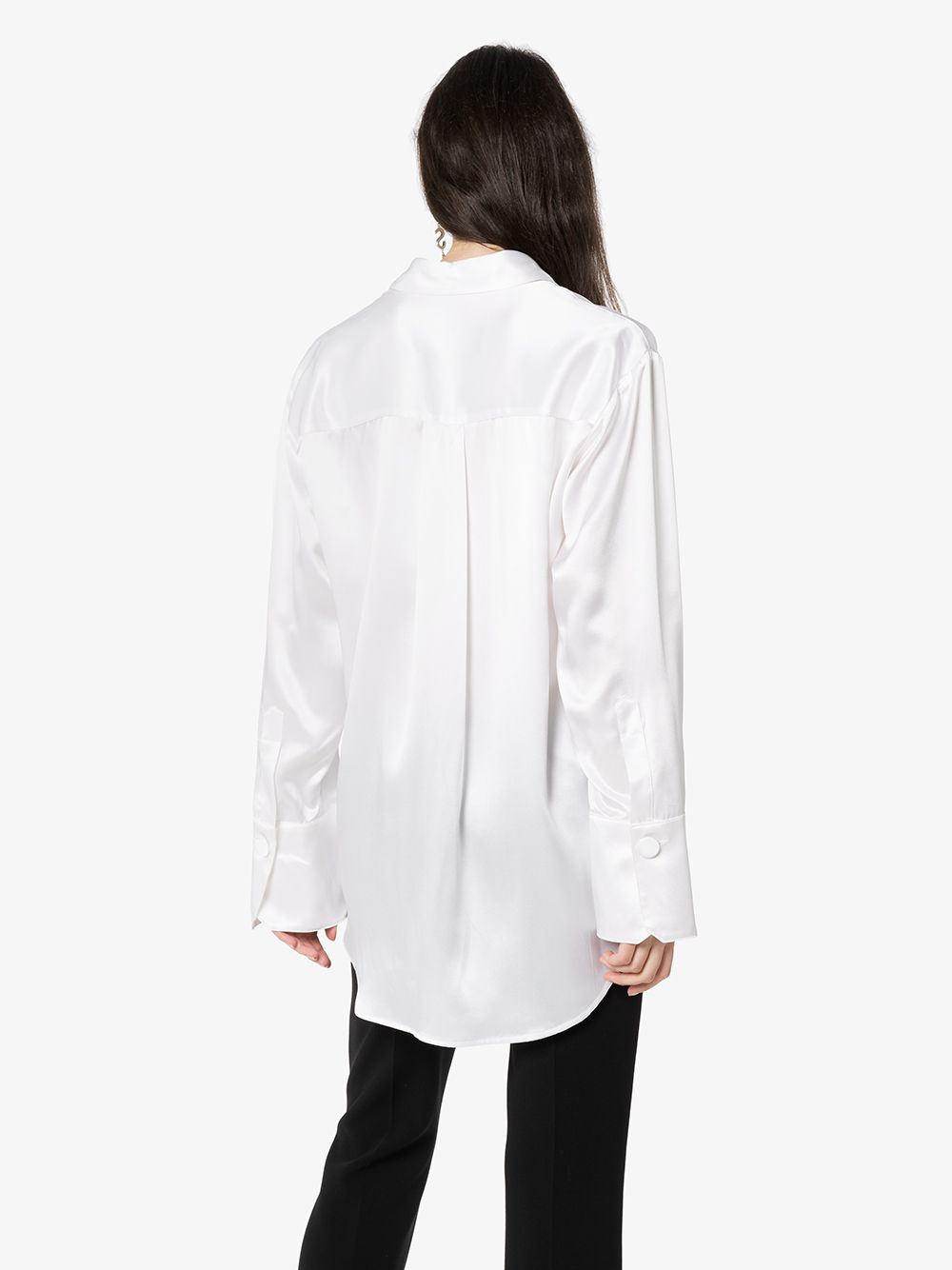 фото Michael lo sordo silk-satin shirt