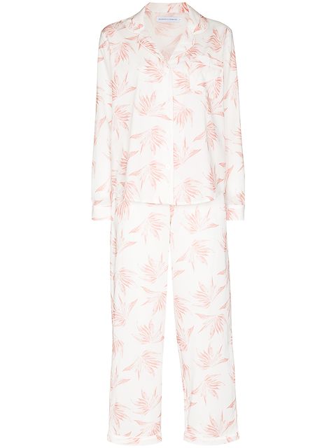 Desmond & Dempsey Deia cotton pyjama set