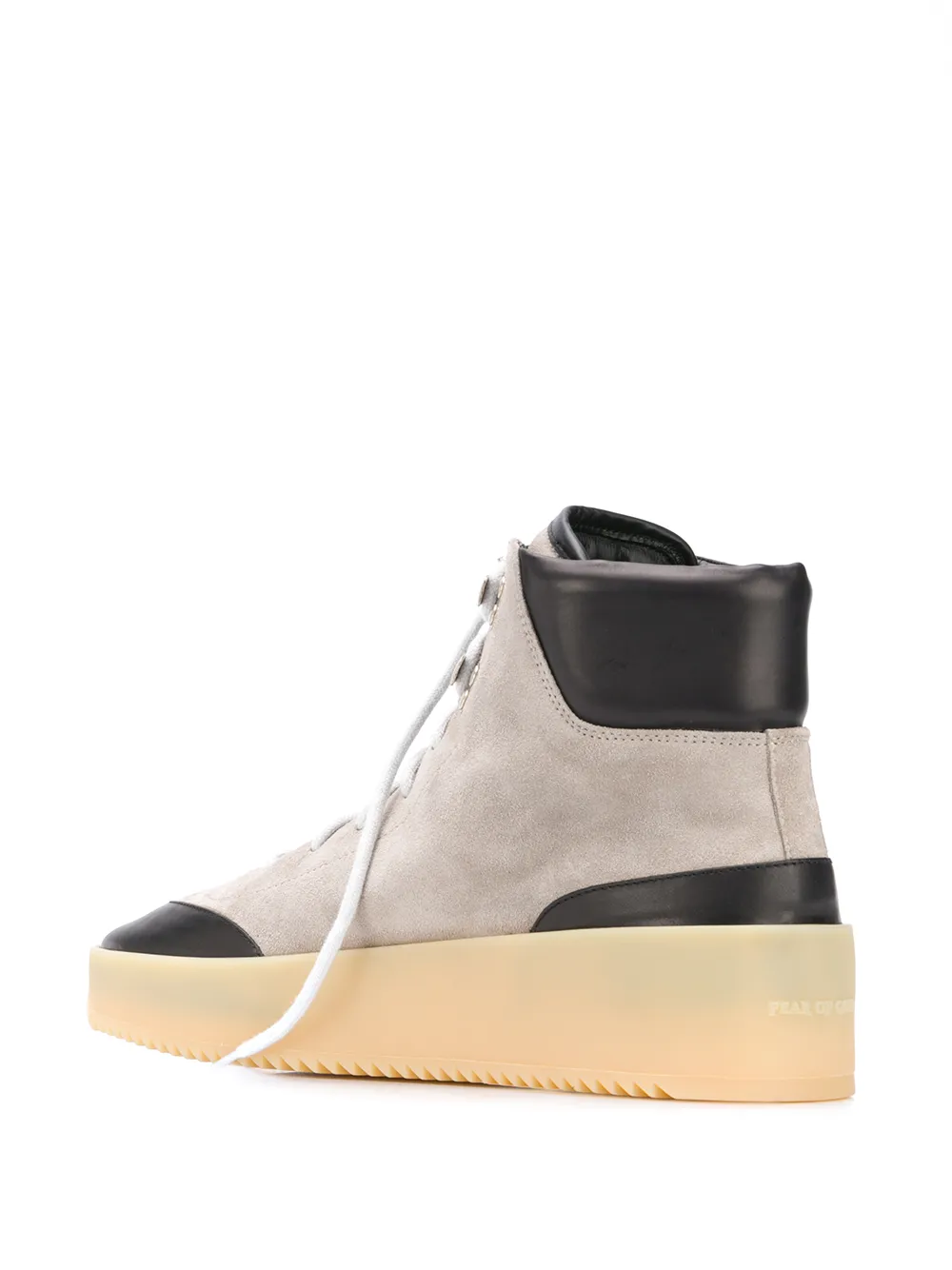 fear of god 拼色高帮板鞋 图 3