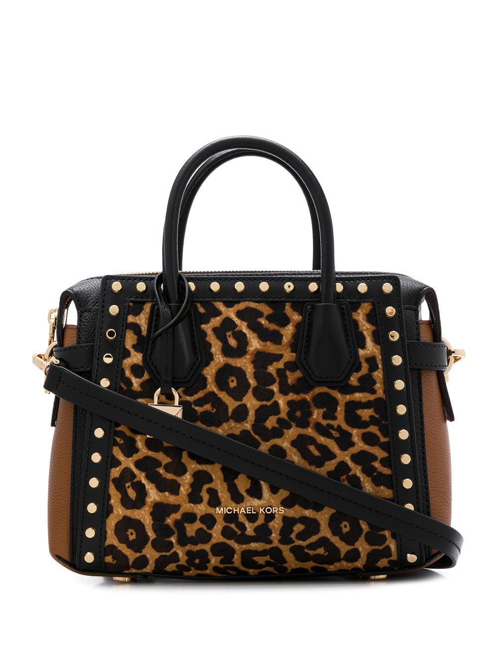 фото Michael Michael Kors сумка-тоут с леопардовым принтом