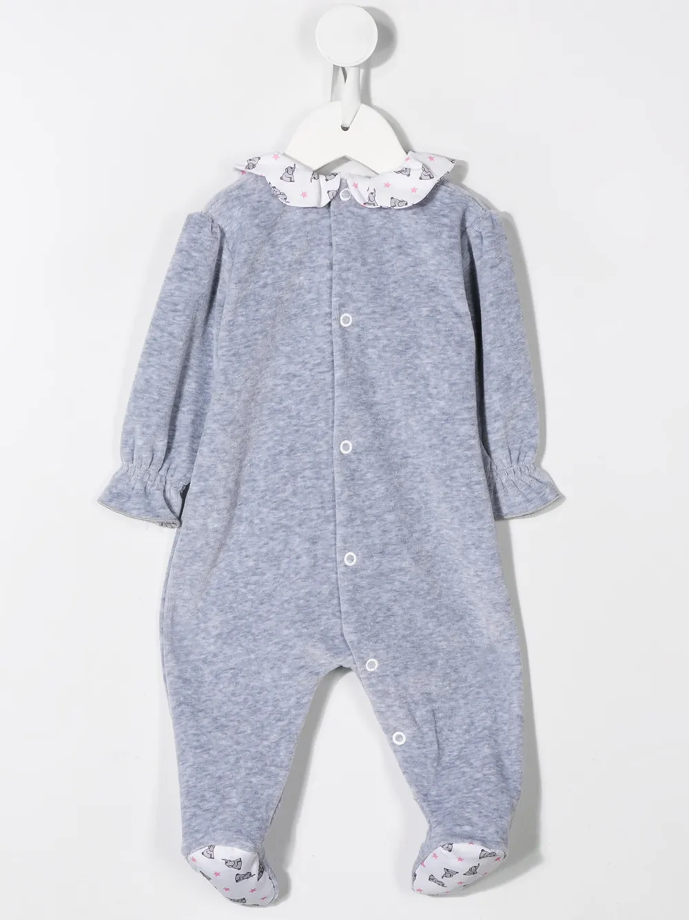 Siola Romper met ruchekraag Grijs