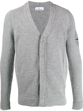 Farfetch Abbigliamento Maglioni e cardigan Cardigan Cardigan con scollo a V Grigio 