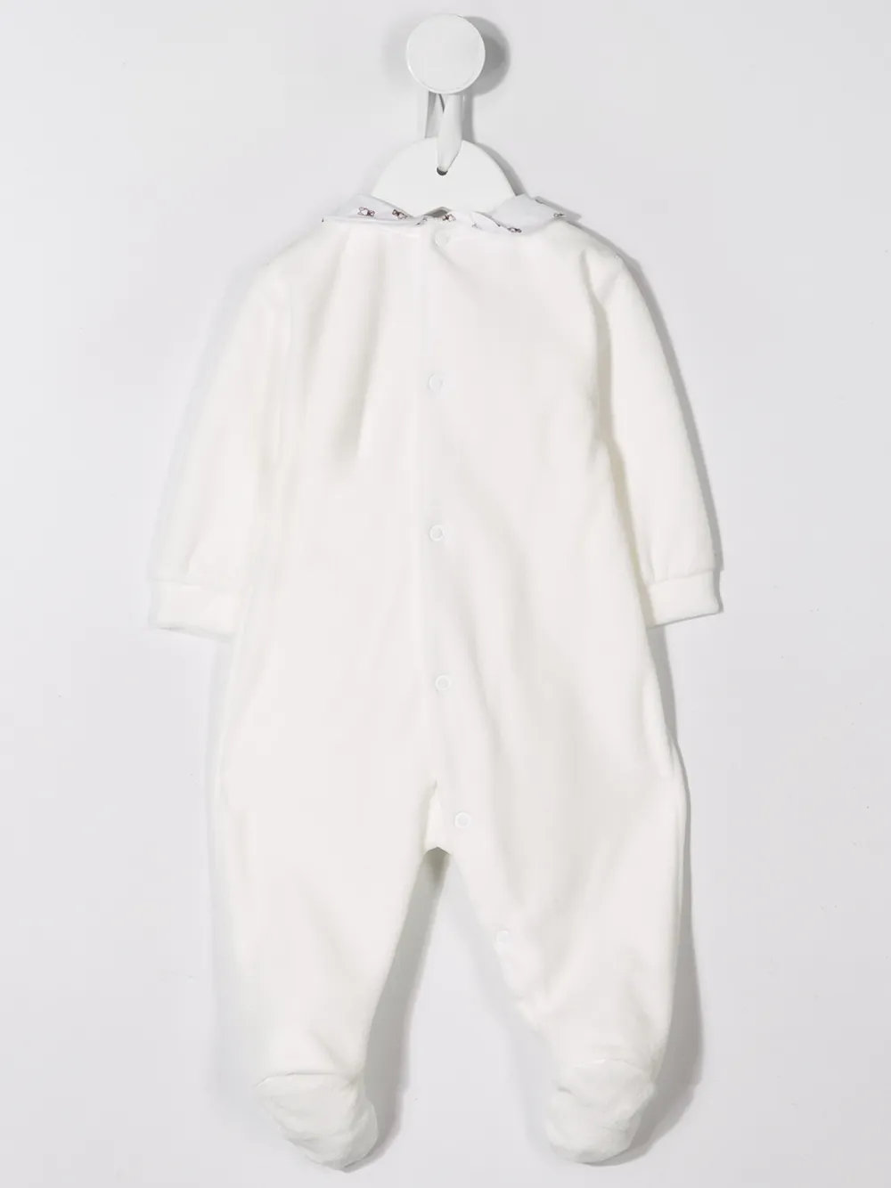  Siola Pyjama Mit Bubikragen   Weiß 