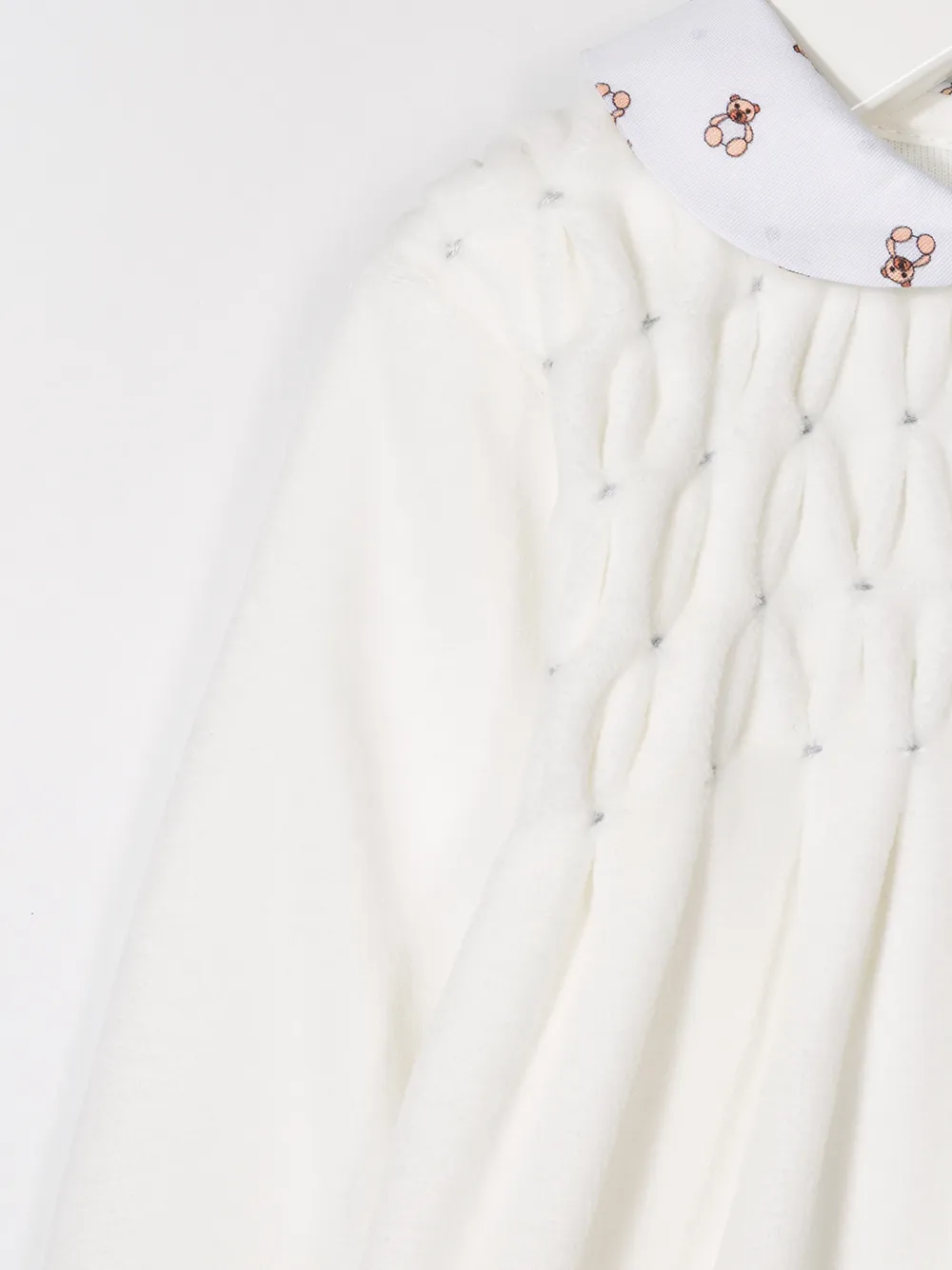  Siola Pyjama Mit Bubikragen   Weiß 