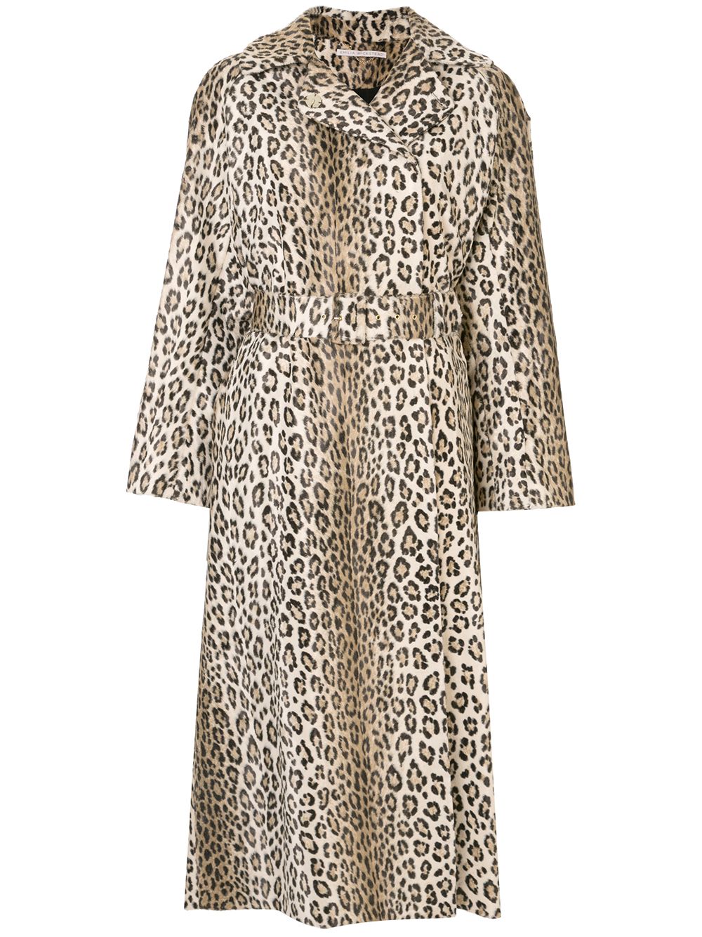 фото Emilia wickstead пальто с поясом и леопардовым принтом