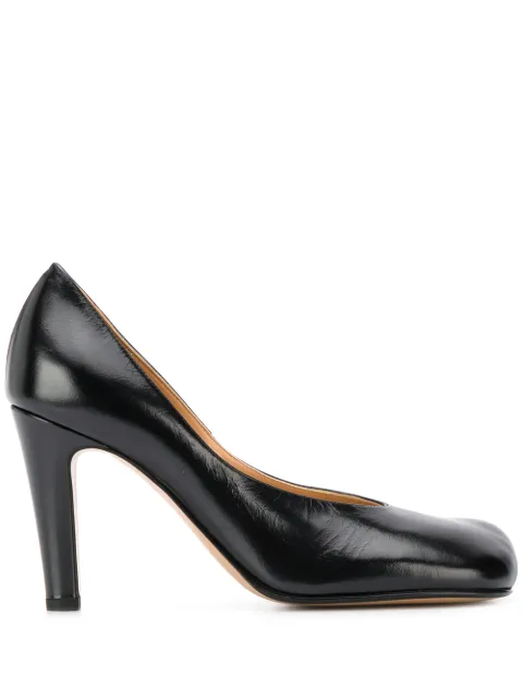 bottega veneta square toe pumps