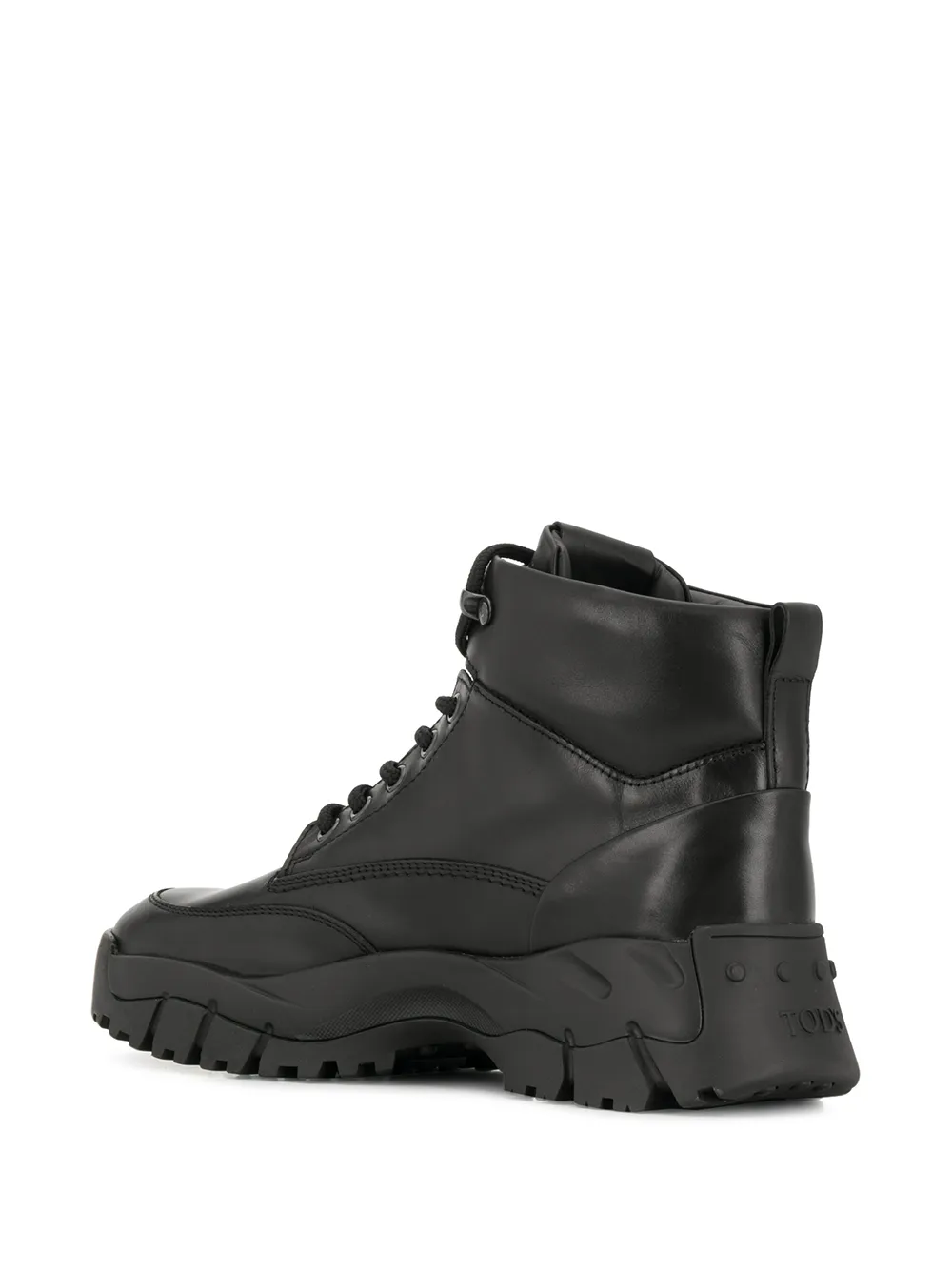 Tod's trekking style ankle boots Black