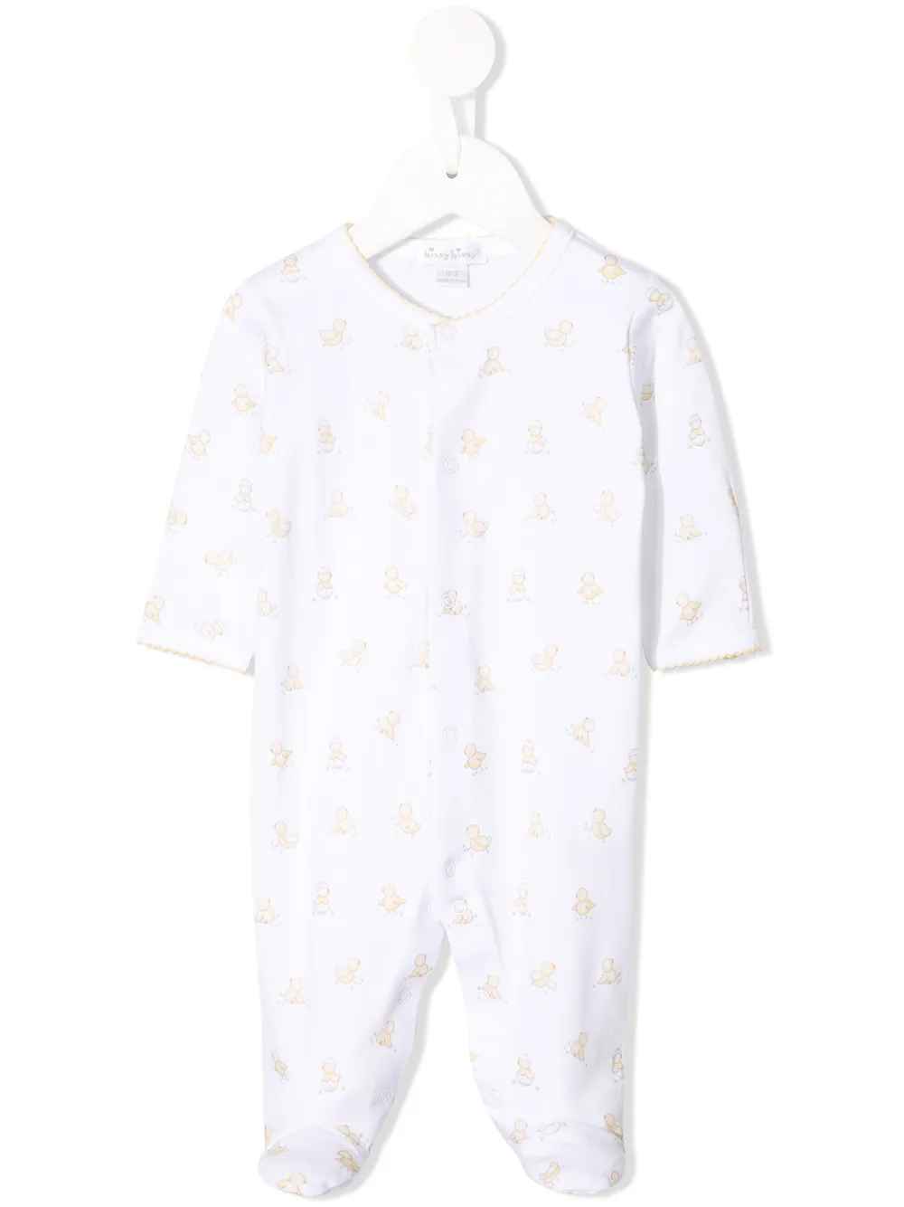Kissy Kissy pijama Hatchlings Footie | blanco | Image 1