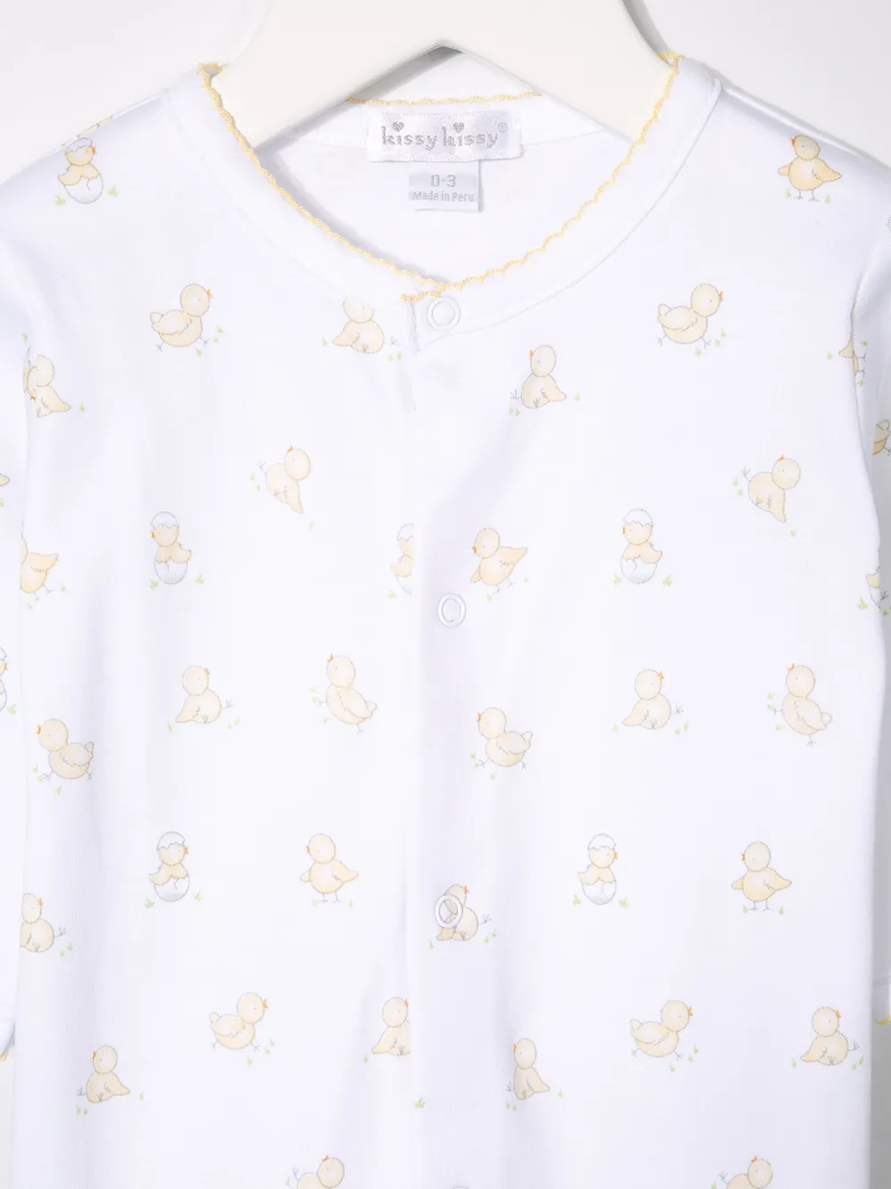 Kissy Overall met print Wit