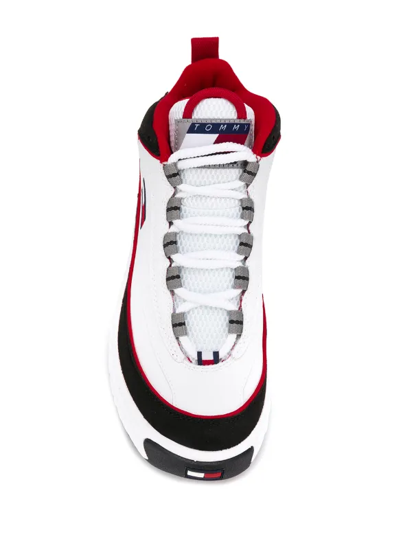 tommy jeans heritage leather sneaker