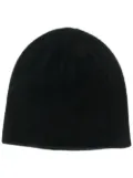 N.Peal double layer beanie - Black