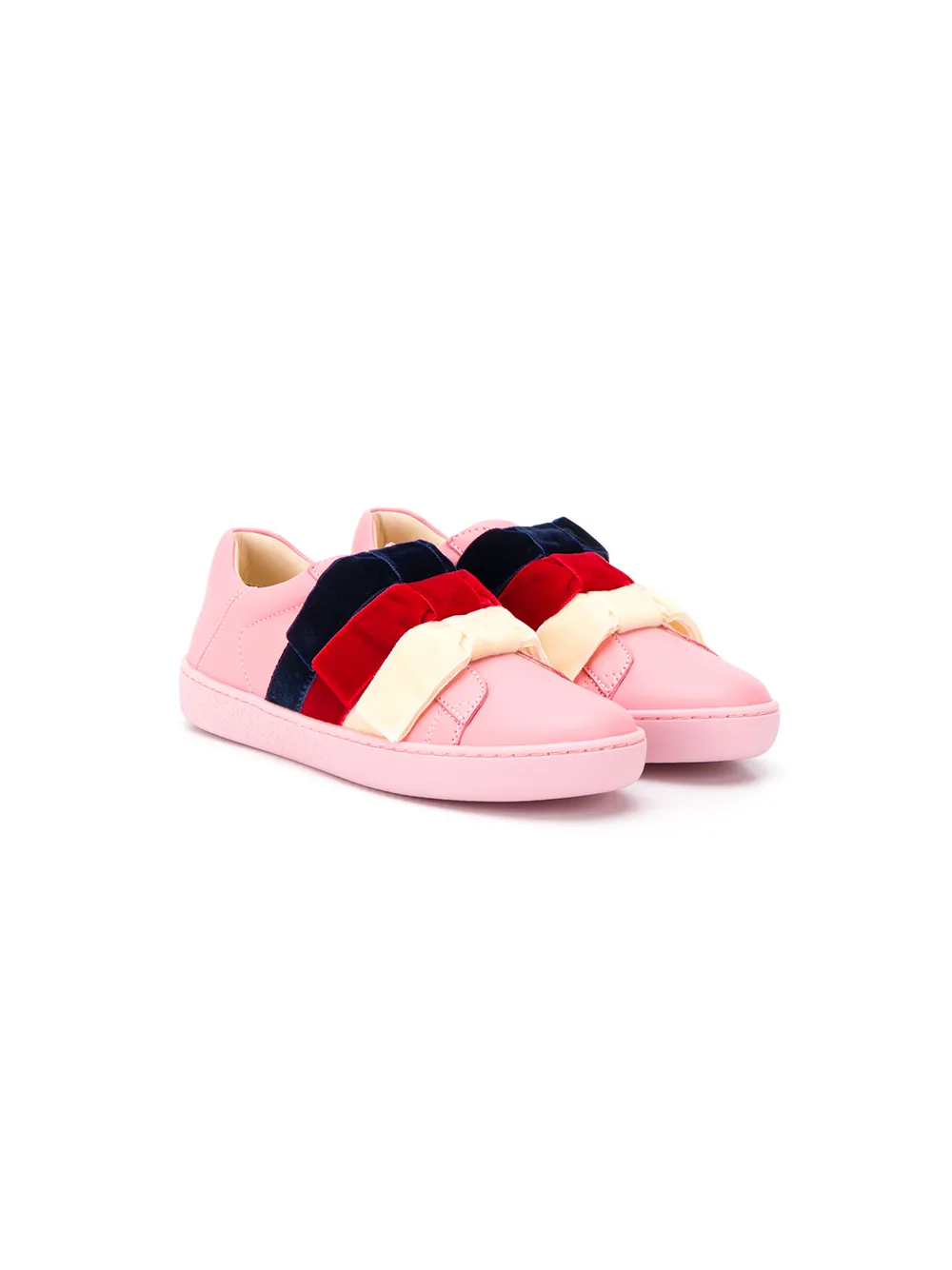 Gucci Kids кроссовки с бантом