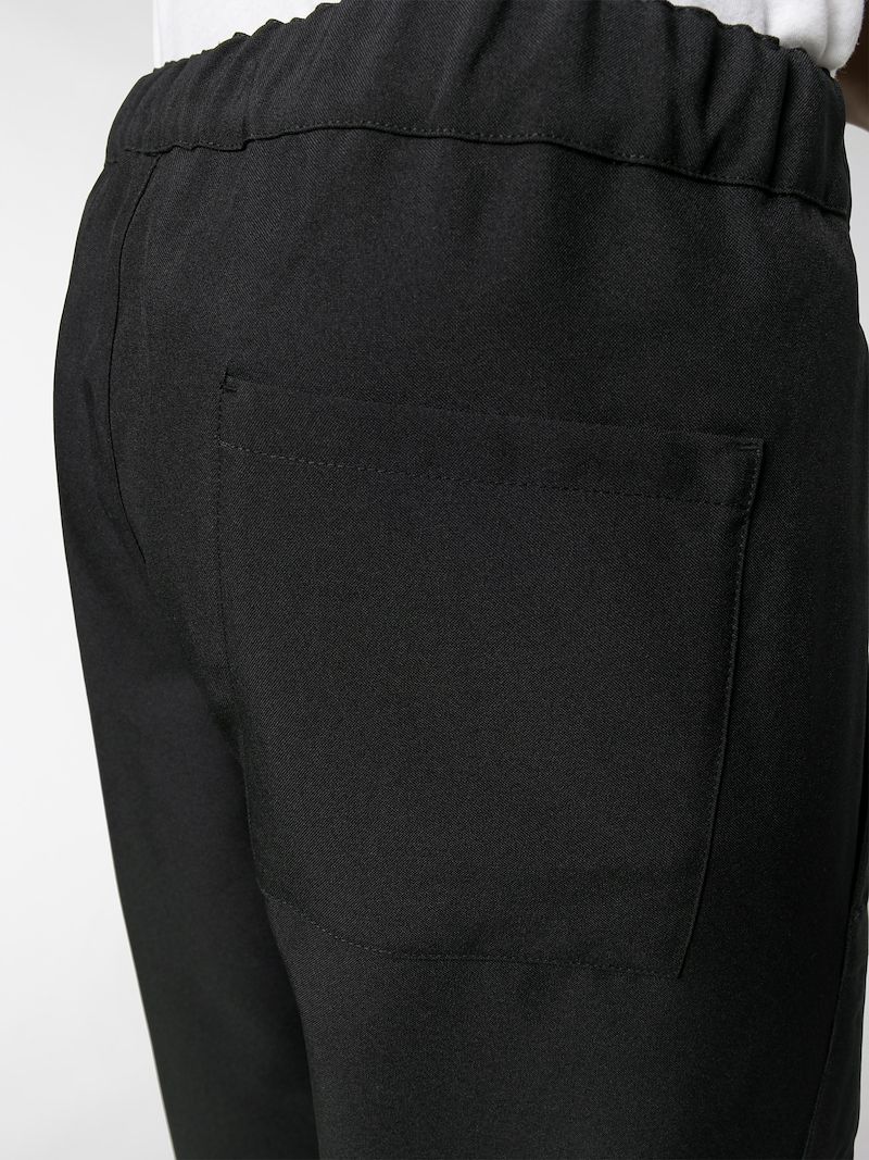 OAMC cropped drawstring trousers black | MODES