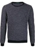 Zanone two-tone jumper - Blue