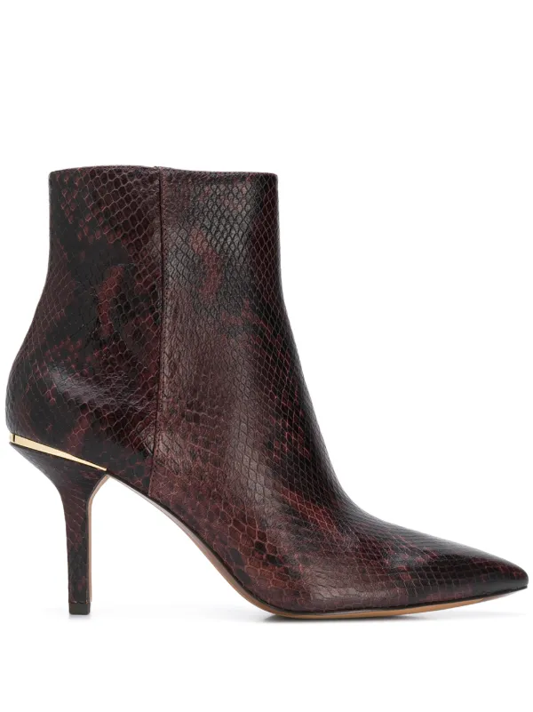 michael kors brown ankle boots