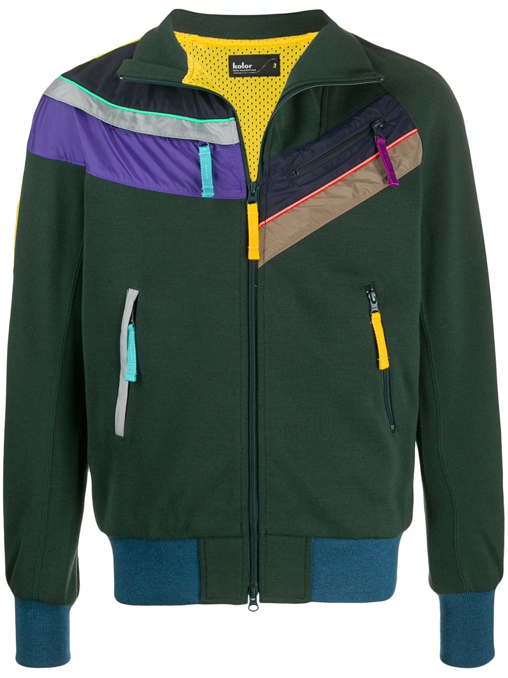 фото Kolor спортивная куртка с контрастной отделкой