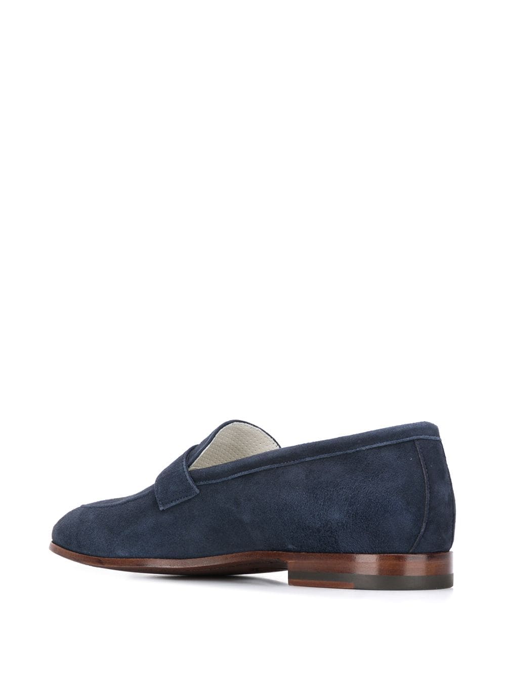 Shop Scarosso Slip-on Marzio Loafers In Blue
