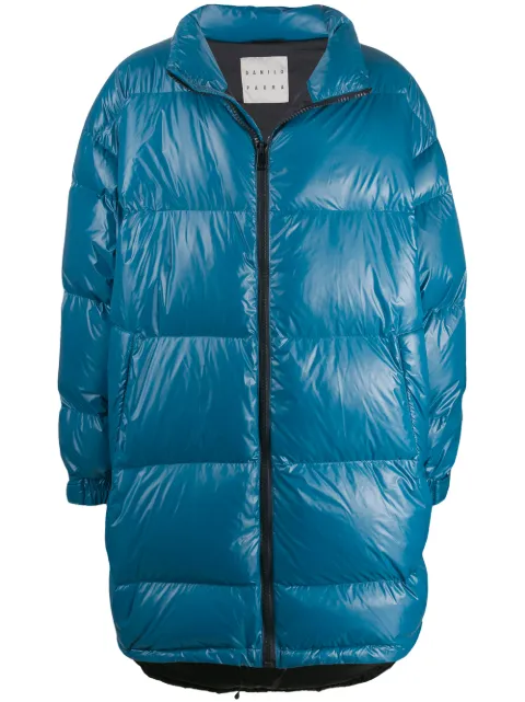Paura oversized quilted coat
